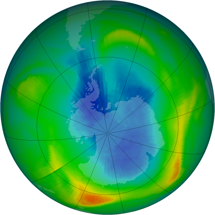Ozone Map 1980-09-21